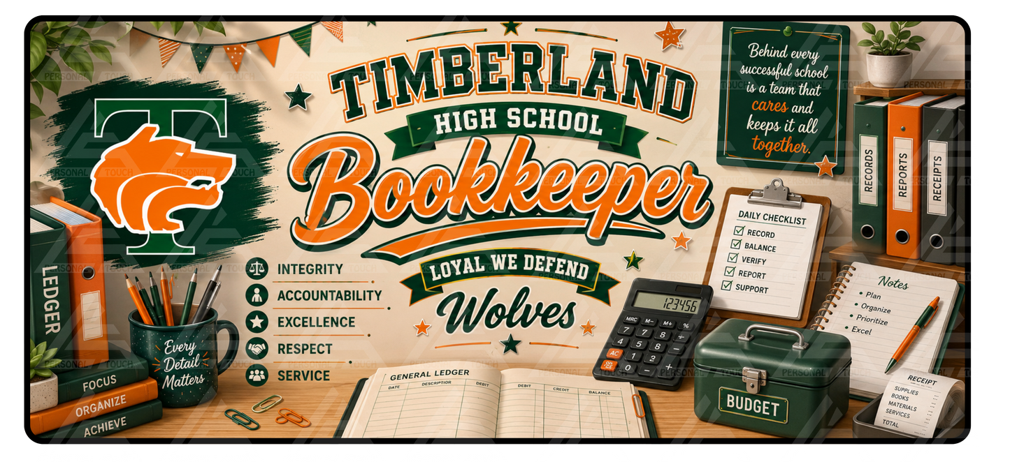 Timberland High Bookkeeper Desk Mat