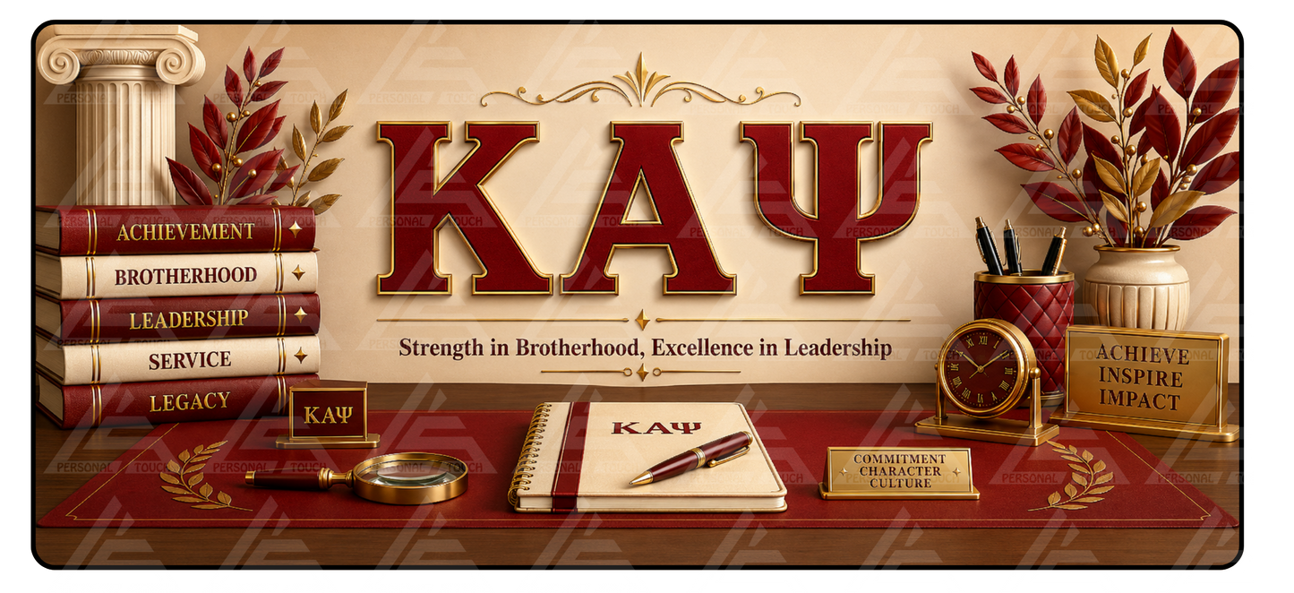 Divine 9 - Kappa Alpha Psi Desk Mat