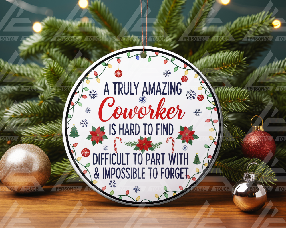 Glass Ornaments - Amazing Coworkers