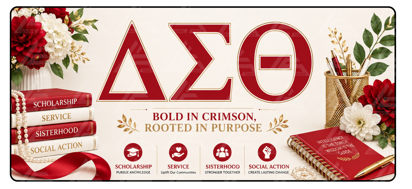 Divine 9 - Delta Sigma Theta Desk Mat