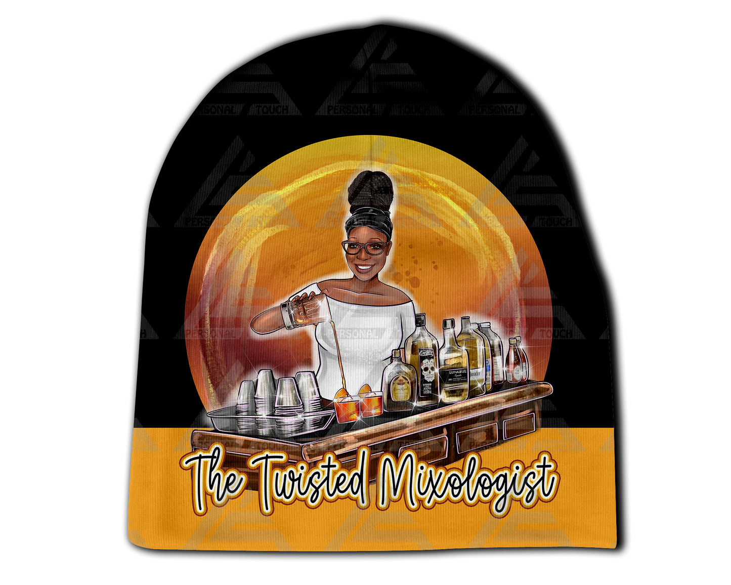 Custom Personalized Beanie -- Your Colors -- Your Design