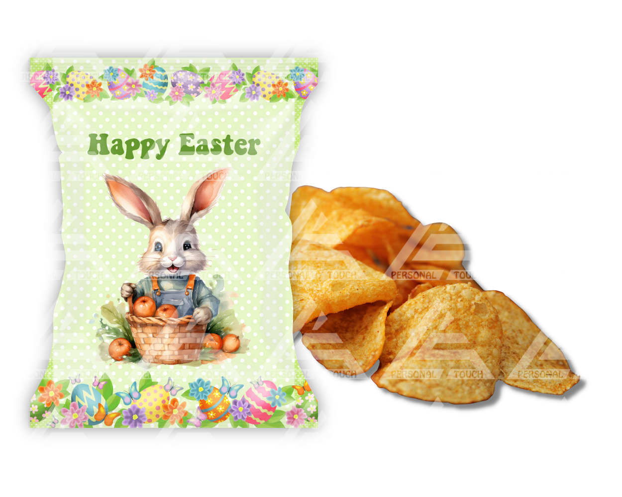 Easter Bunny Potato Chip Bag