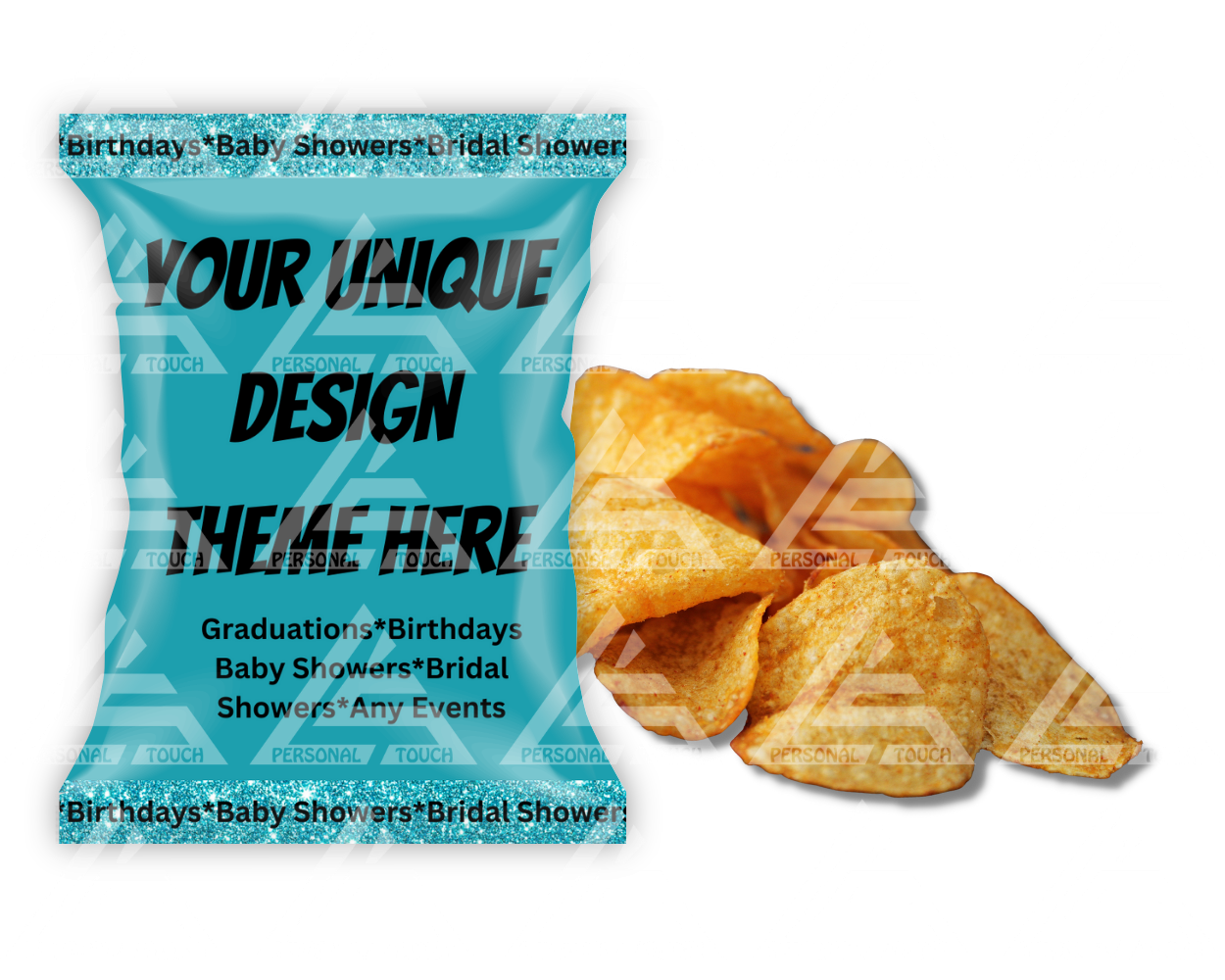 Custom Potato Chip Party Favor (Your Design Your Colors)