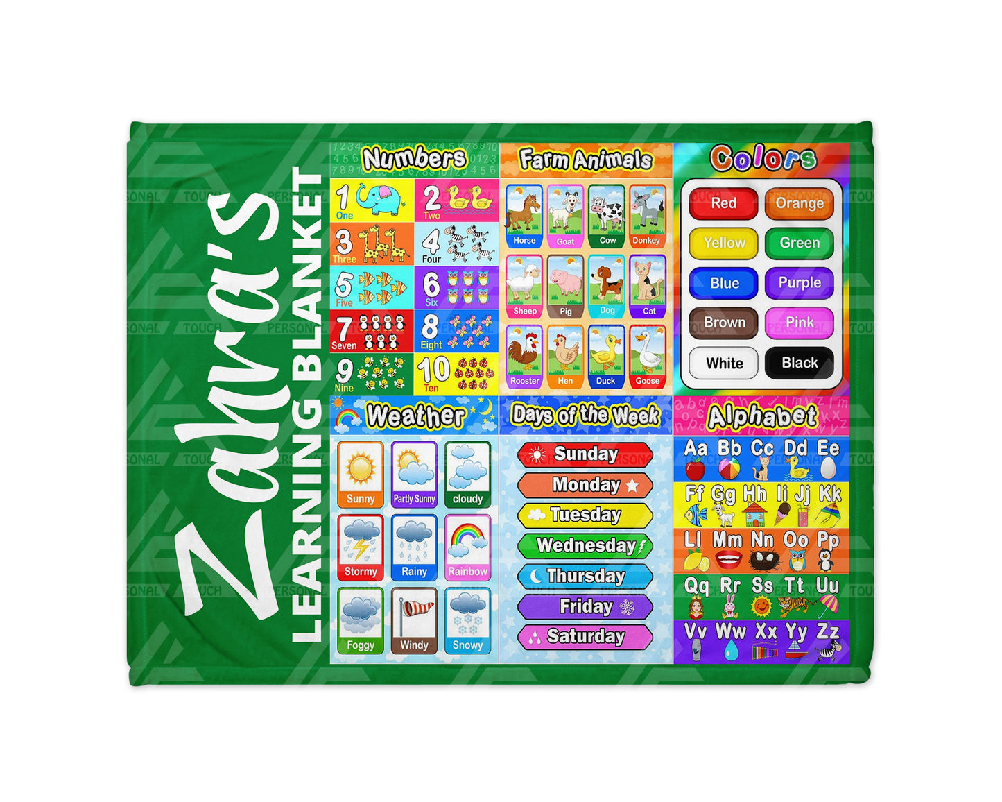 Pre-School Learning Blanket