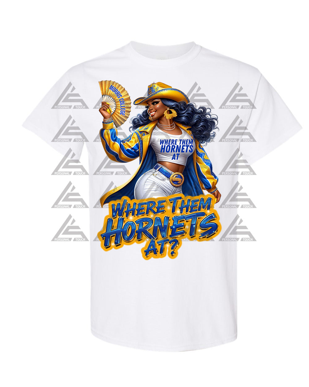 Morris College Where Them Hornets At? - White Tee