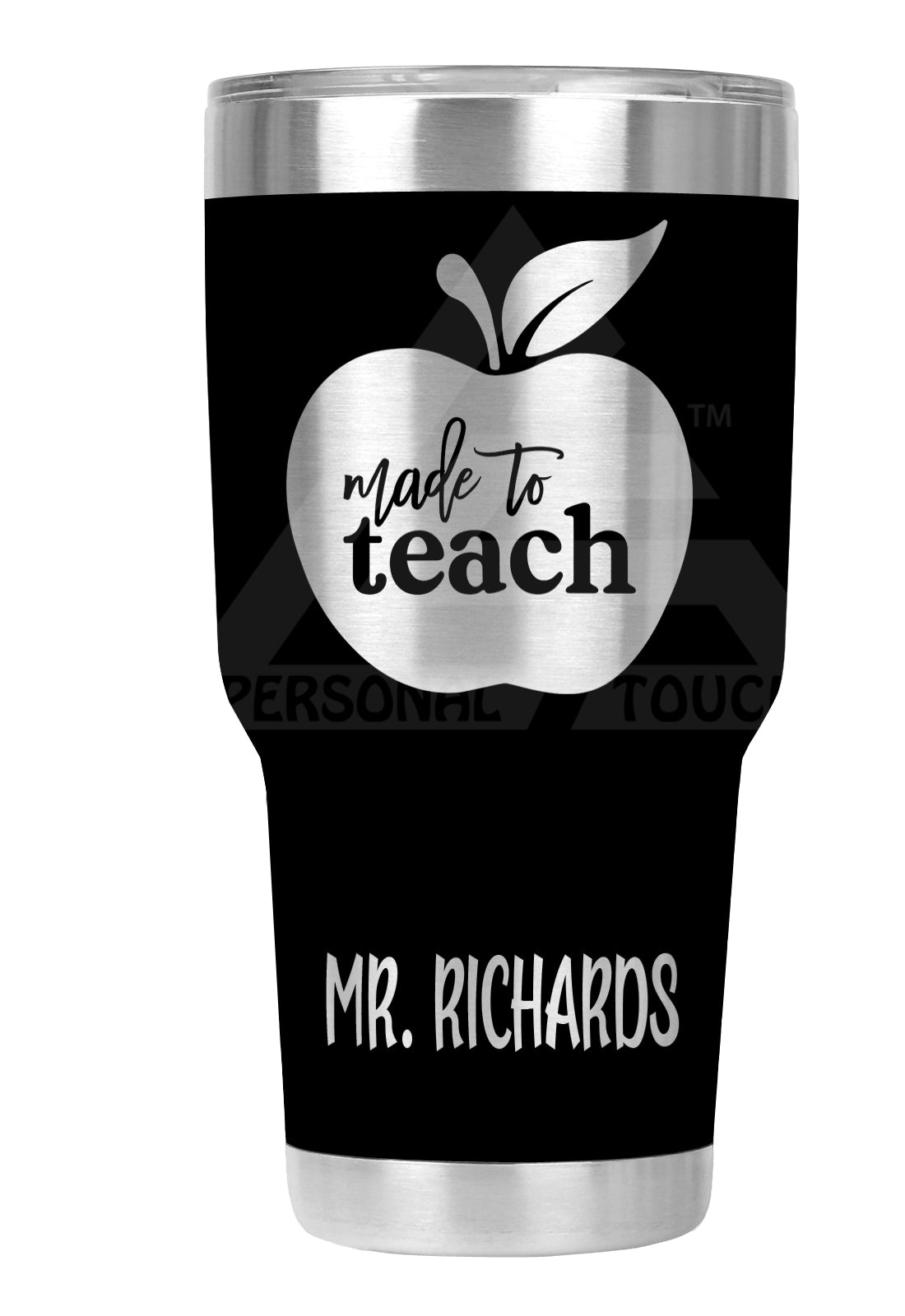 30 oz Engraved Made To Teach Tumbler