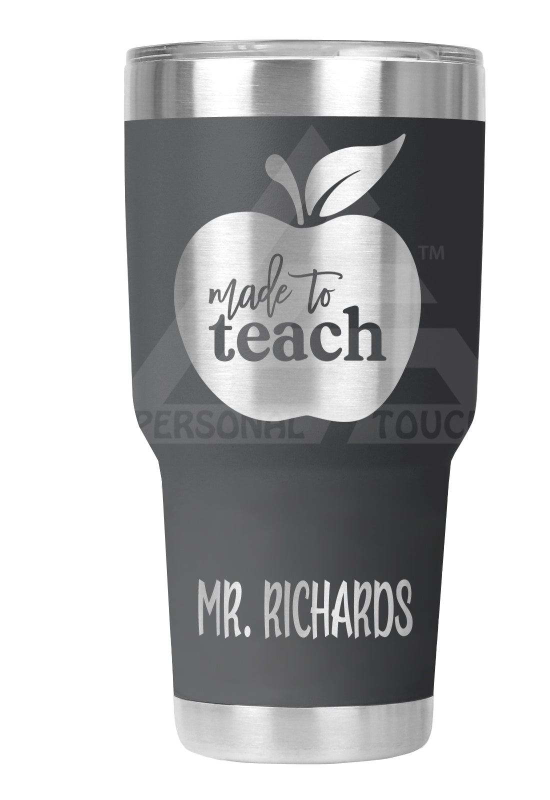 30 oz Engraved Made To Teach Tumbler