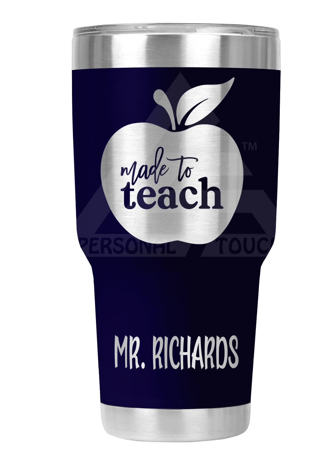 30 oz Engraved Made To Teach Tumbler