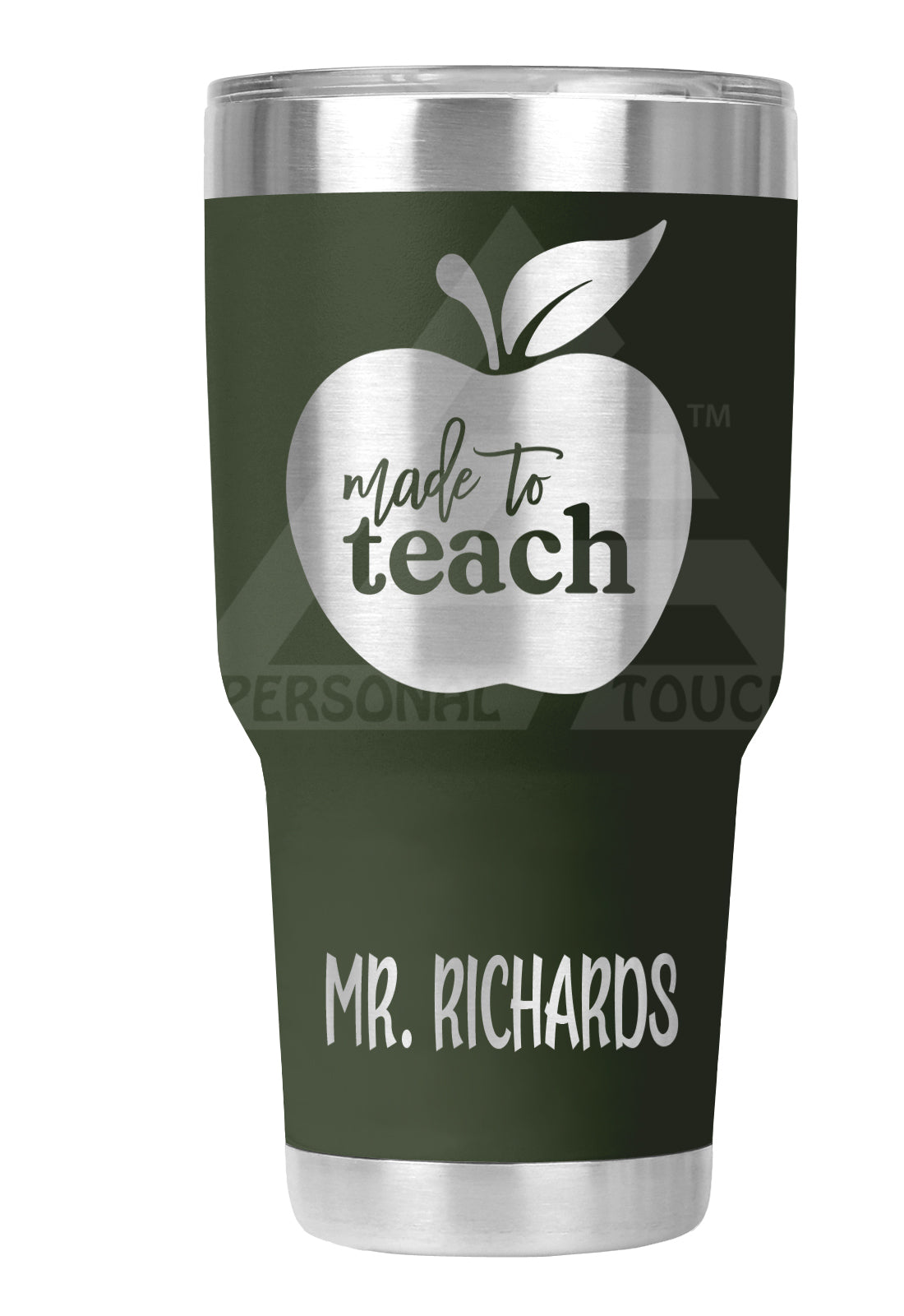30 oz Engraved Made To Teach Tumbler