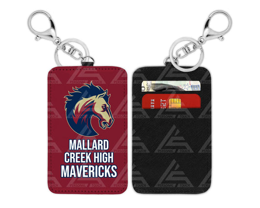 Personalized School ID Badge Keychain