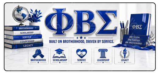 Divine 9 - Phi Beta Sigma Desk Mat