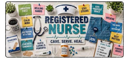 Registered Nurse Motivation Desk Mat #1