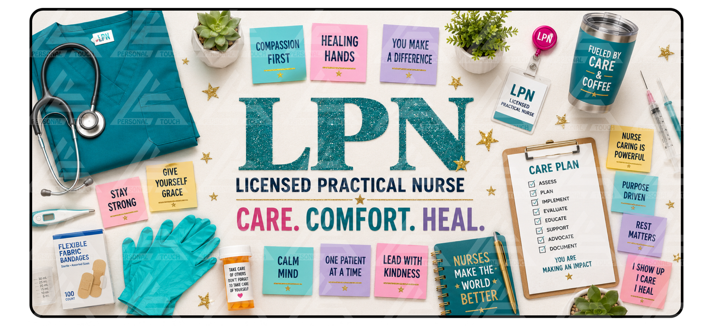LPN Motivation Desk Mat