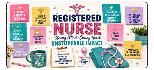 Registered Nurse Unstoppable Impact Desk Mat