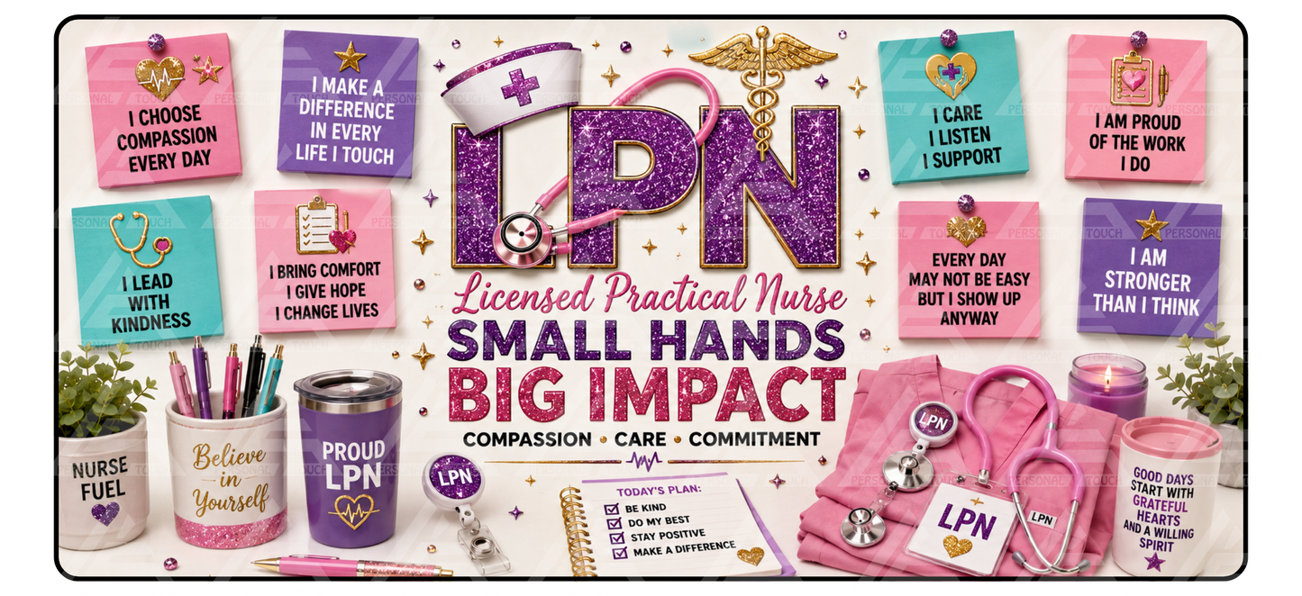 LPN Affirmation Desk Mat