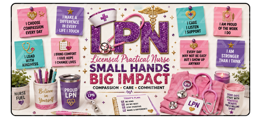 LPN Affirmation Desk Mat
