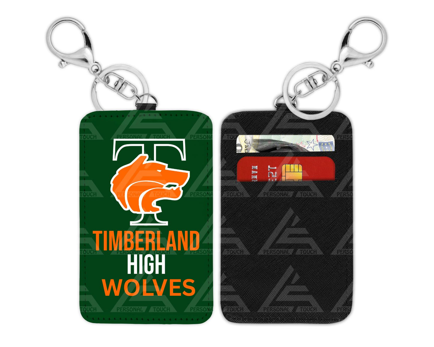 Personalized School ID Badge Keychain