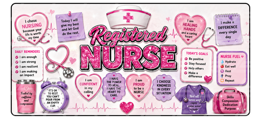 Registered Nurse Affirmation Desk Mat