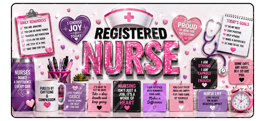 Registered Nurse Motivation Desk Mat #2