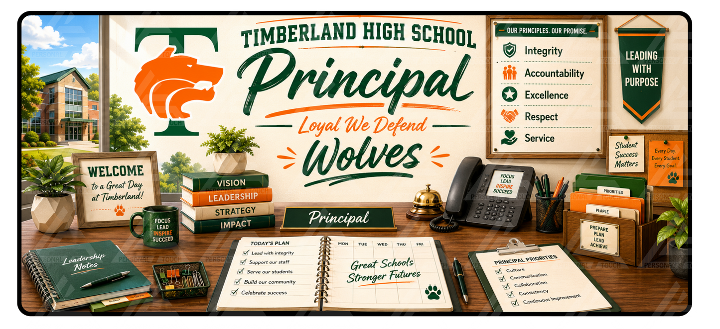 Timberland High Principal Desk Mat