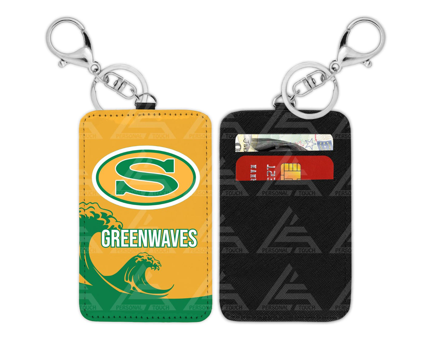 Personalized School ID Badge Keychain