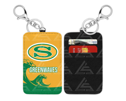 Personalized School ID Badge Keychain