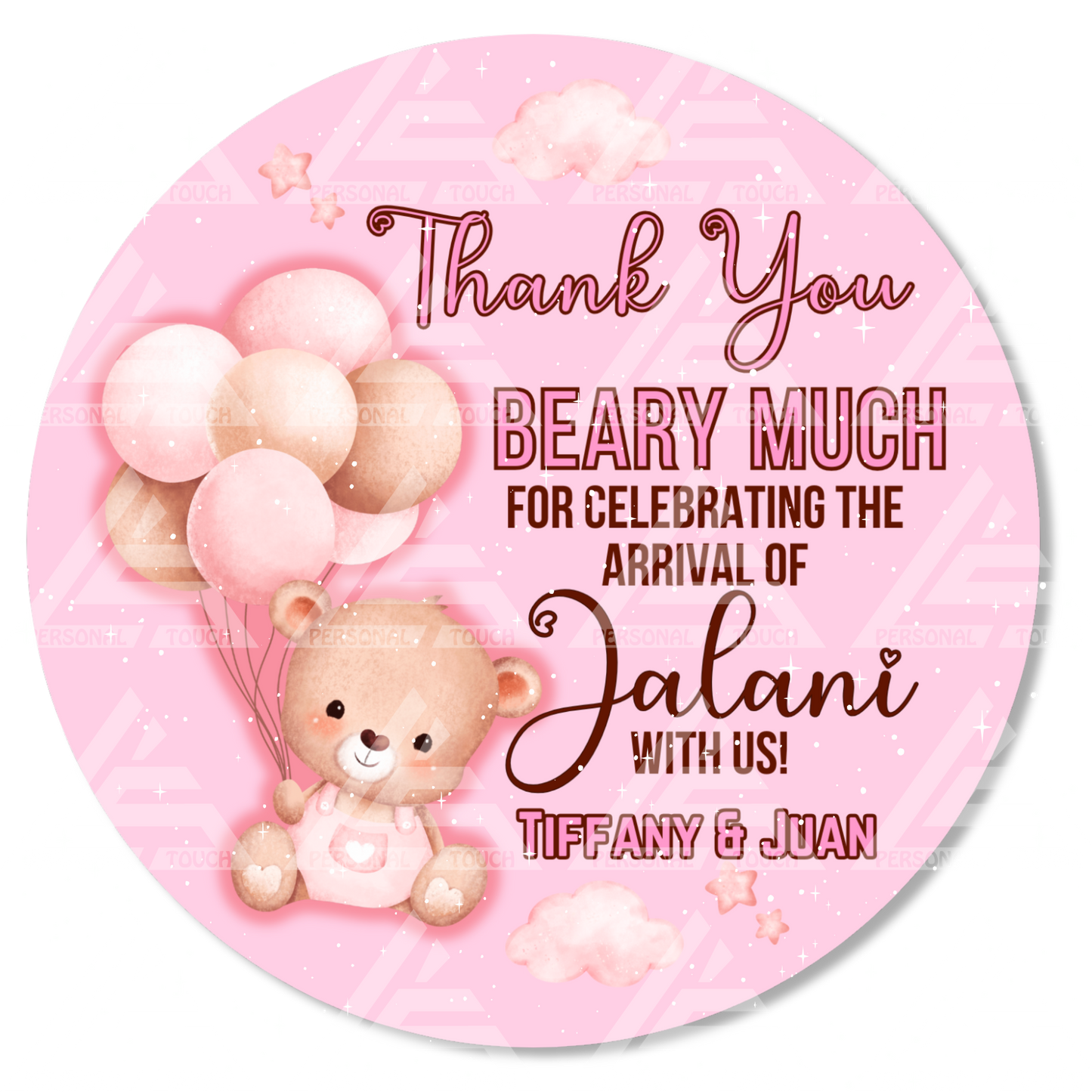 Custom Acrylic Baby Shower Magnet Party Favor