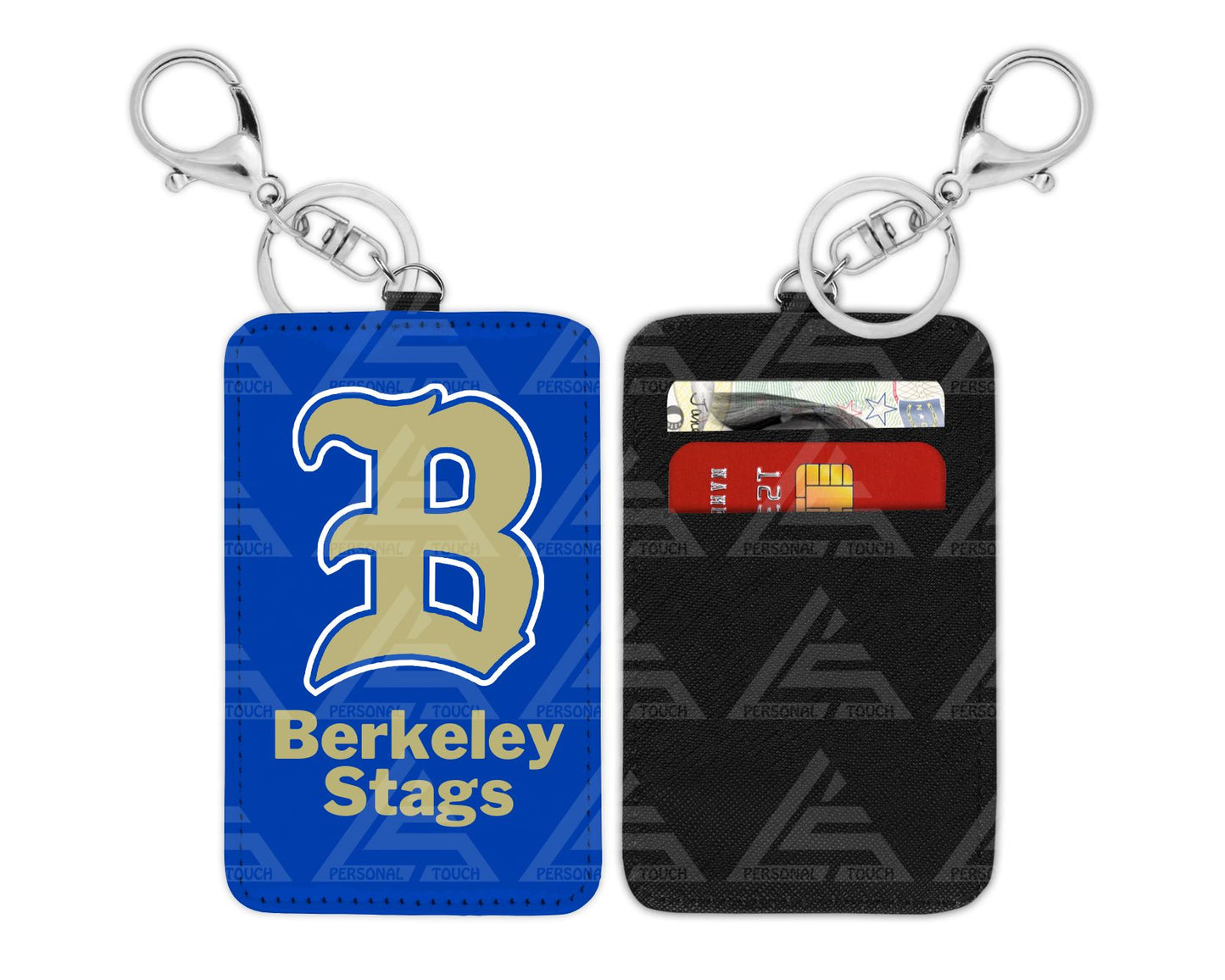 Personalized School ID Badge Keychain
