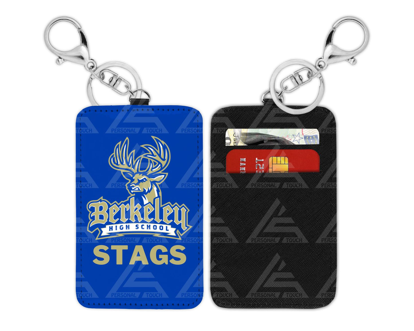 Personalized School ID Badge Keychain