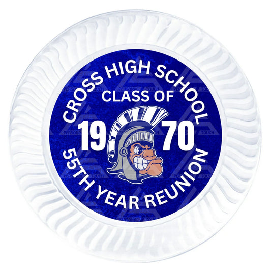 Cross High Class of 1970 Dinner Plate