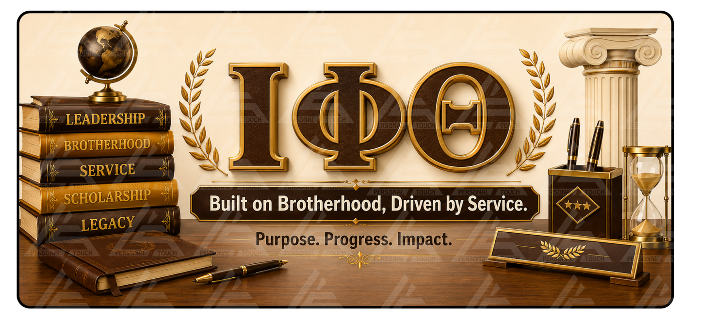 Divine 9 - Iota Phi Theta Desk Mat