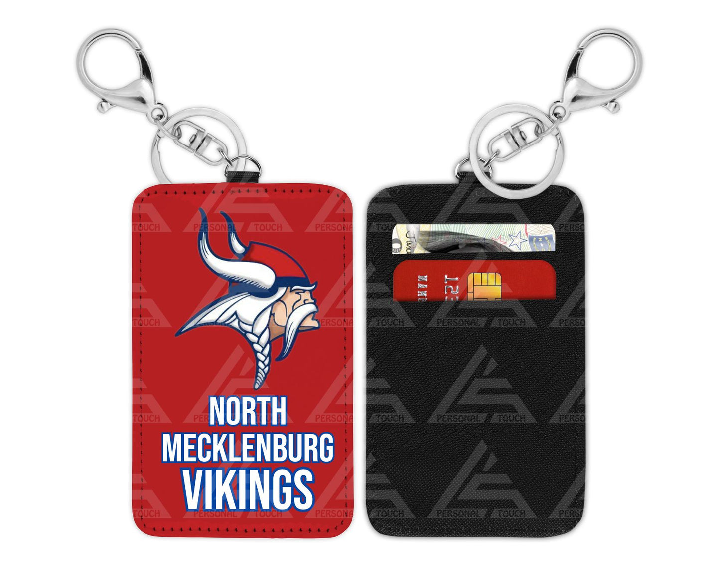 Personalized School ID Badge Keychain