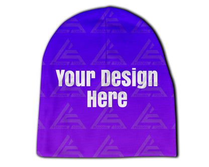 Custom Personalized Beanie -- Your Colors -- Your Design