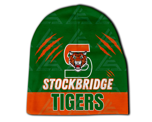 Stockbridge Tigers Beanie w/Color Cuff