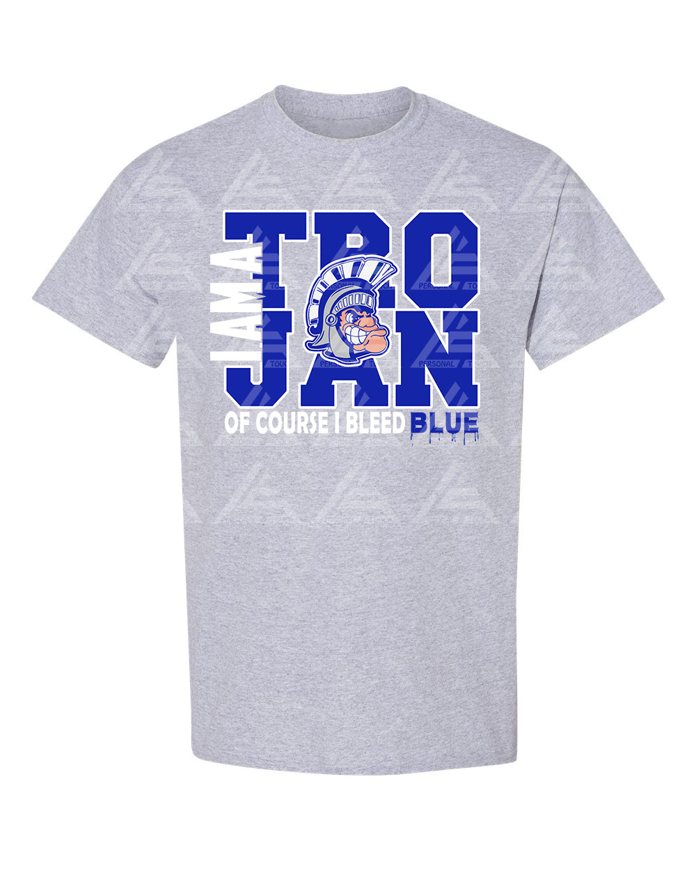 I am a TROJAN...of Course...Bleed Blue Tees