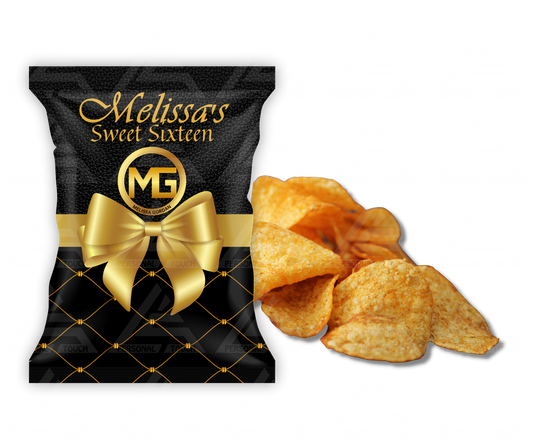Personalized Designer Bag Inspired Potato Chip Party Favor
