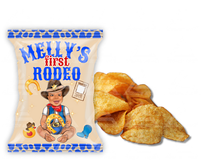 Custom-Cartoon Birthday Potato Chip Party Favor