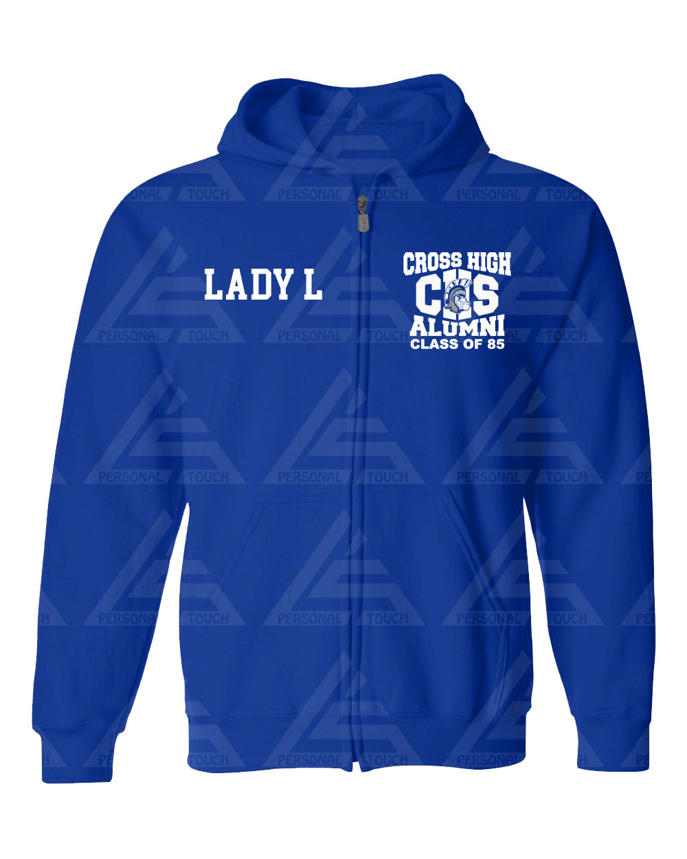 CHS Trojans Alumni Zipped Hoodie