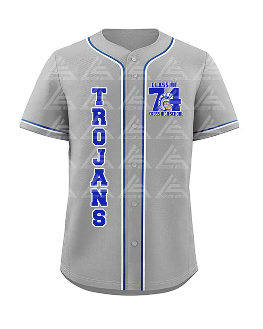 Cross High Alumni Baseball Jersey