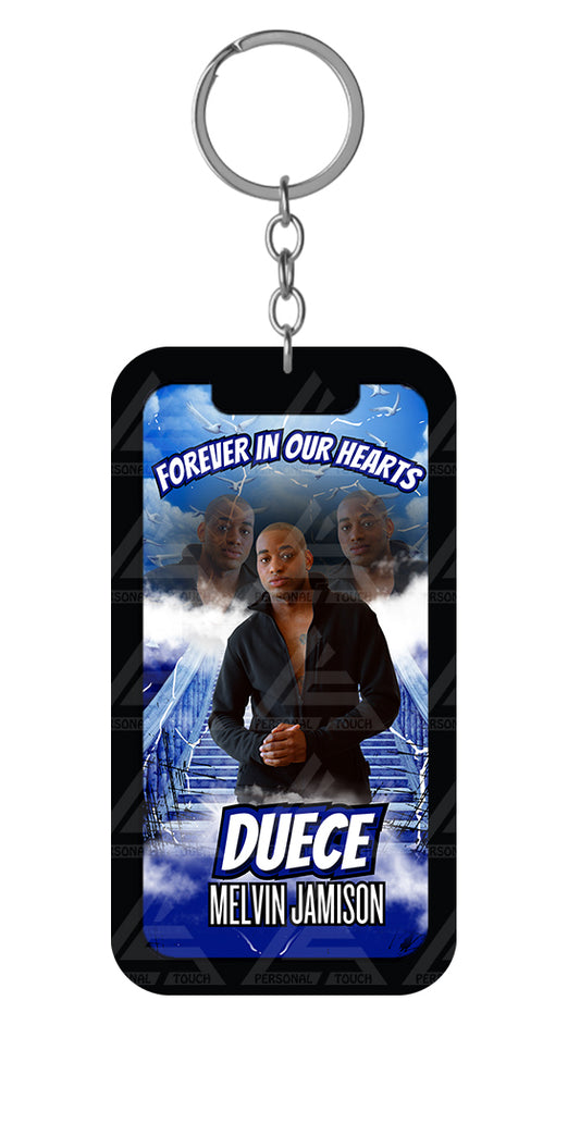 Forever in Our Hearts Phone Call Keychain