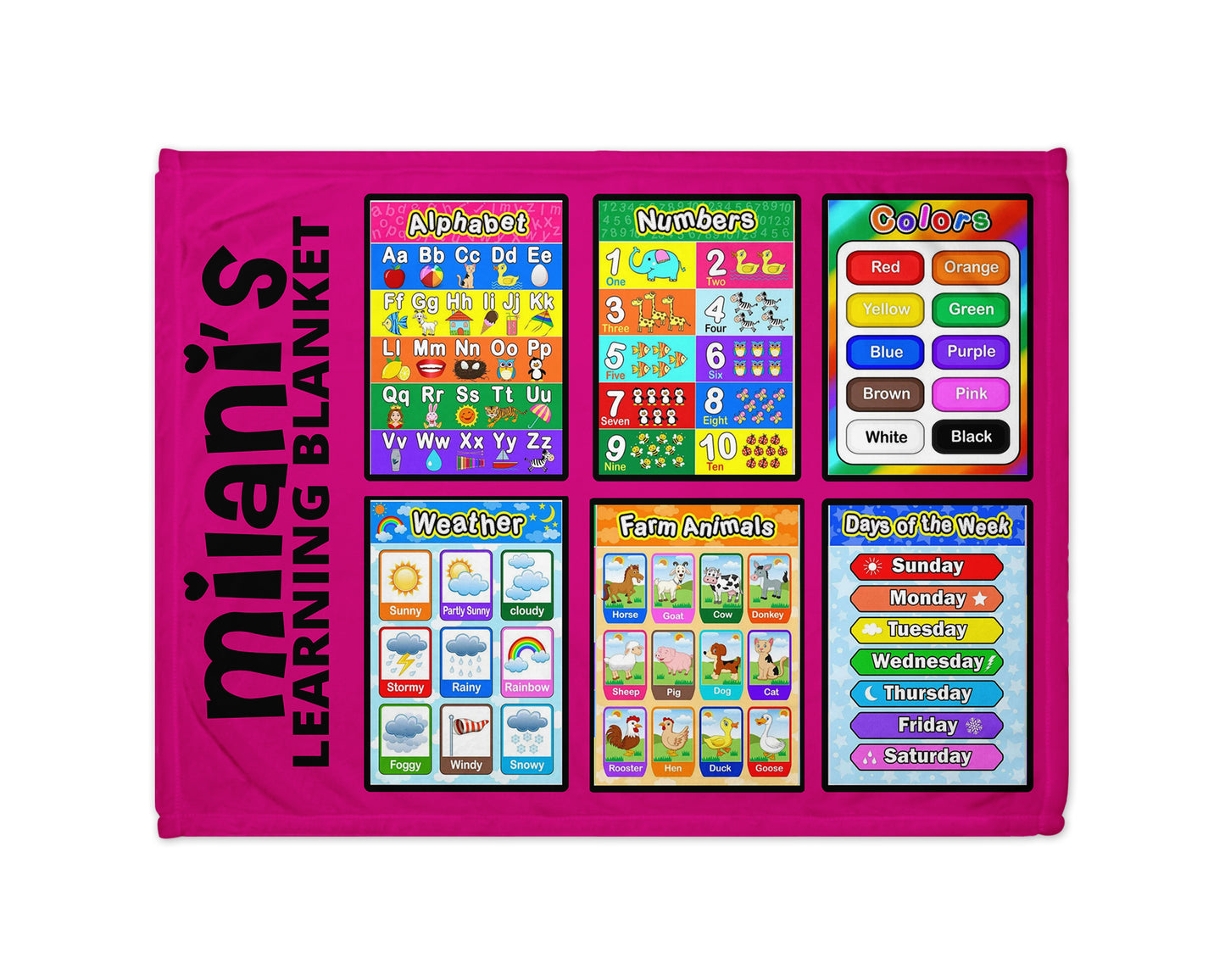Pre-School Learning Blanket