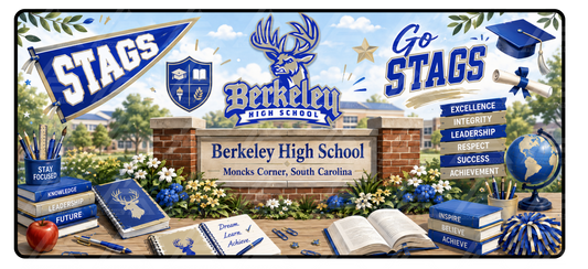 Berkeley High School Desk Mat