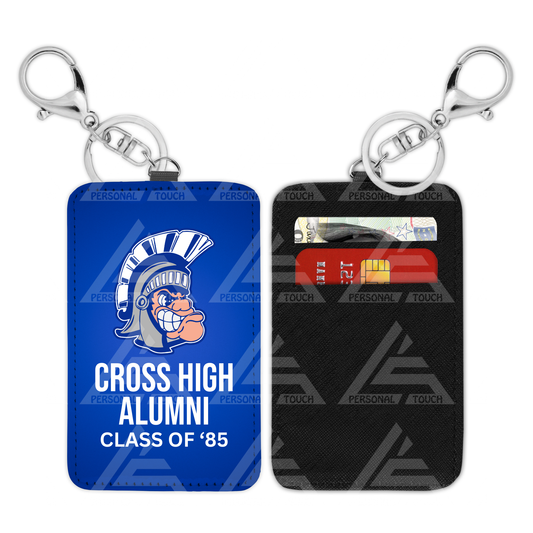 Cross High Alumni ID Badge Keychain