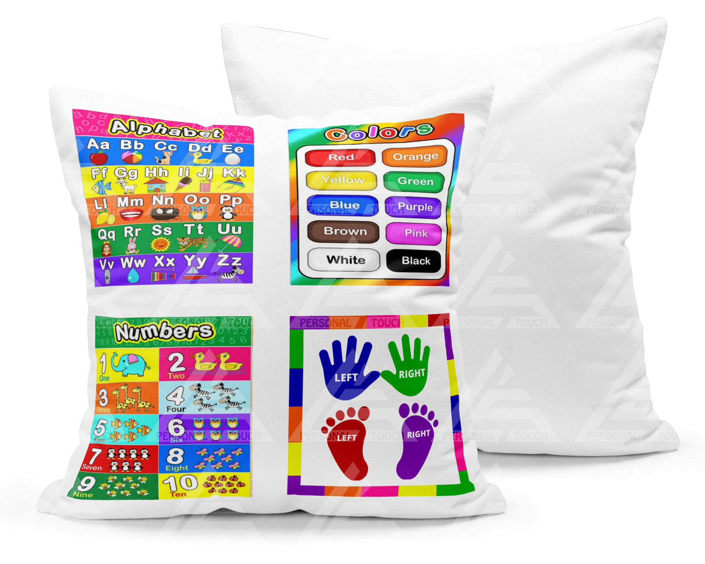 Learning Pillow-ABCs, Numbers, Days of Wk, Colors (White) 6