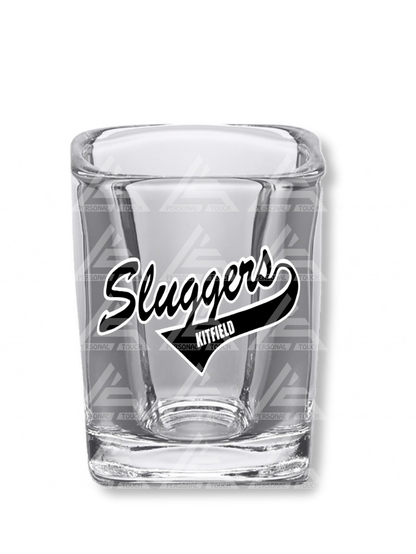 Custom (Your Design Here) 2.2 oz Square Clear Shot Glasses
