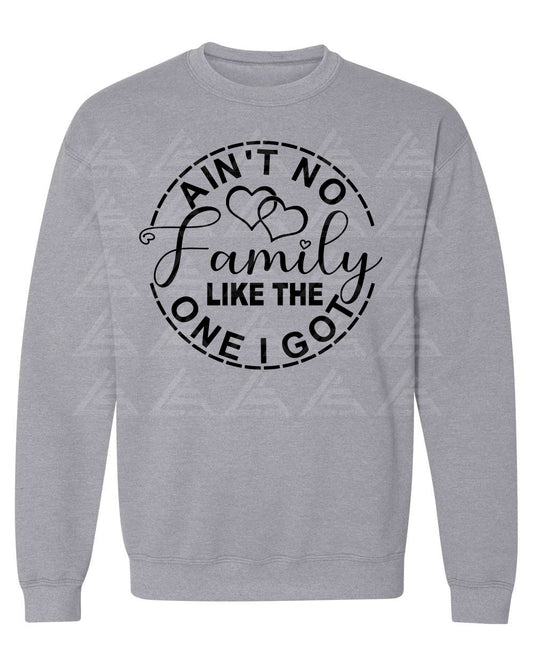 Ain't No Family Like the One I Got Sweatshirt-Gray