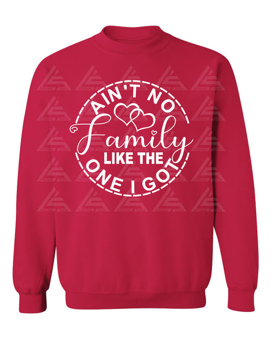 Ain't No Family Like the One I Got Sweatshirt-Red