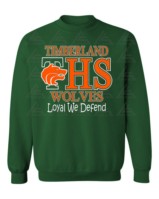 THS Loyal We Defend Sweatshirt-Green