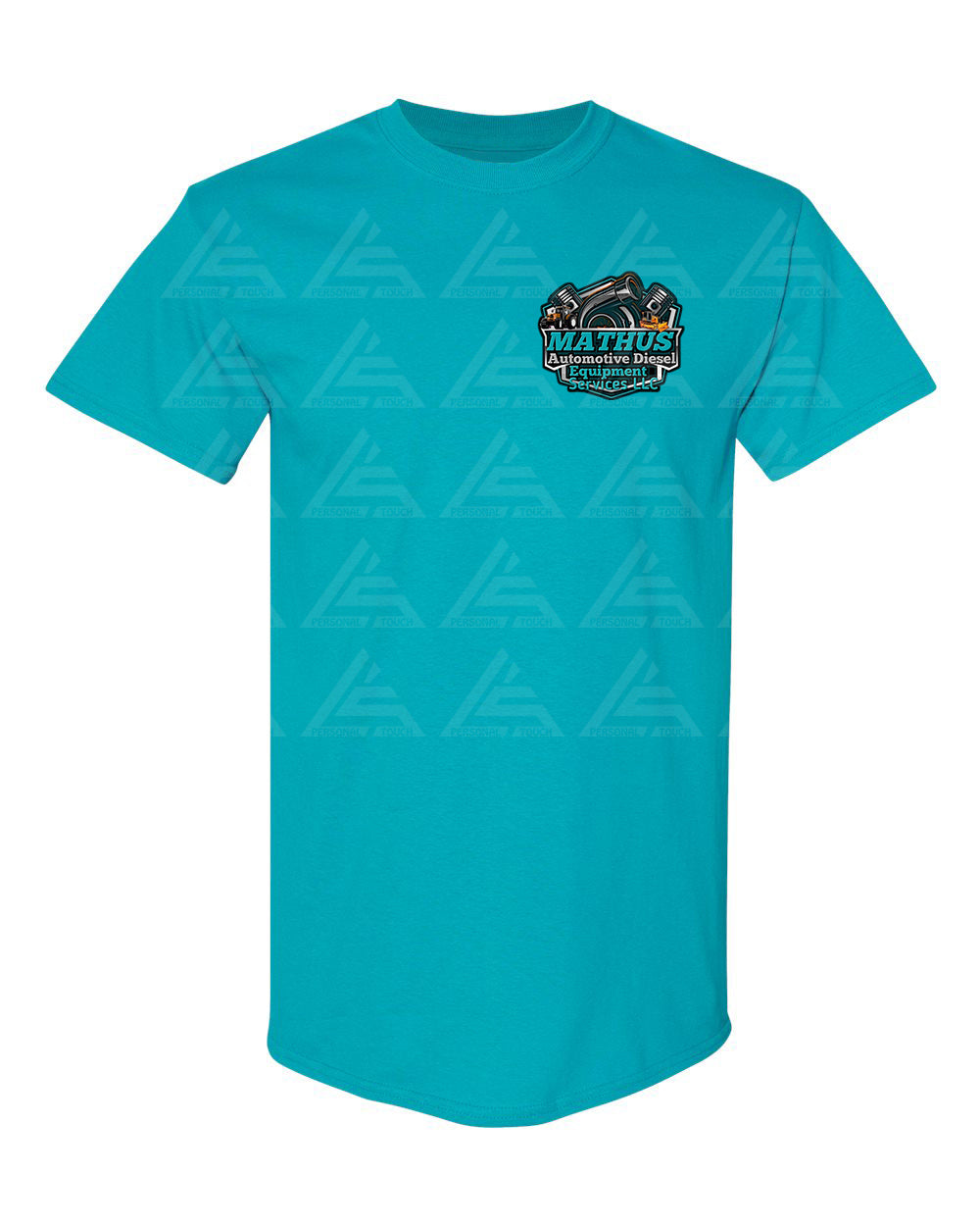 Mathus Automotive Diesel T-Shirt (Teal)