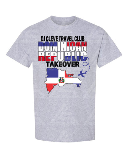 DJ Cleve Travel Club - Dominican Republic Tee - Gray